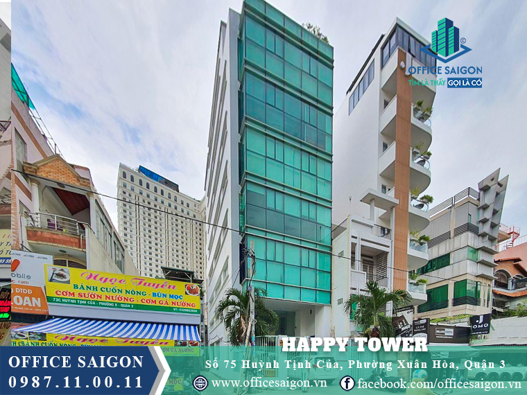 Toà nhà Happy Tower Huỳnh Tịnh Của