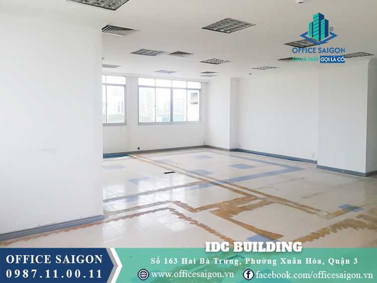 Mặt bằng toà nhà IDC Building Hai Bà Trưng