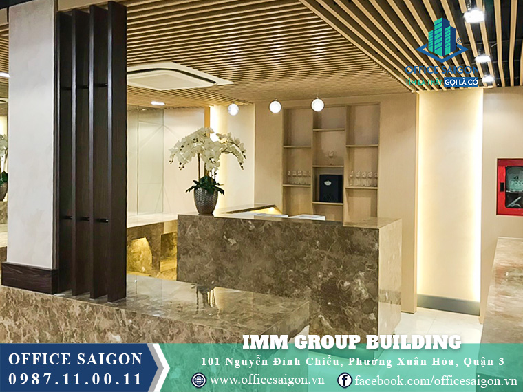 Sảnh toà nhà IMM Group Building Nguyễn Đình Chiểu