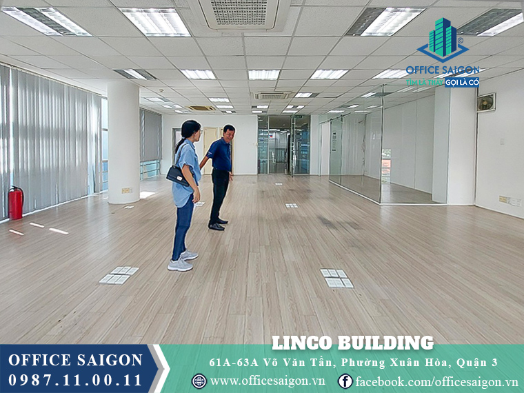 Mặt bằng toà nhà Linco Building Võ Văn Tần
