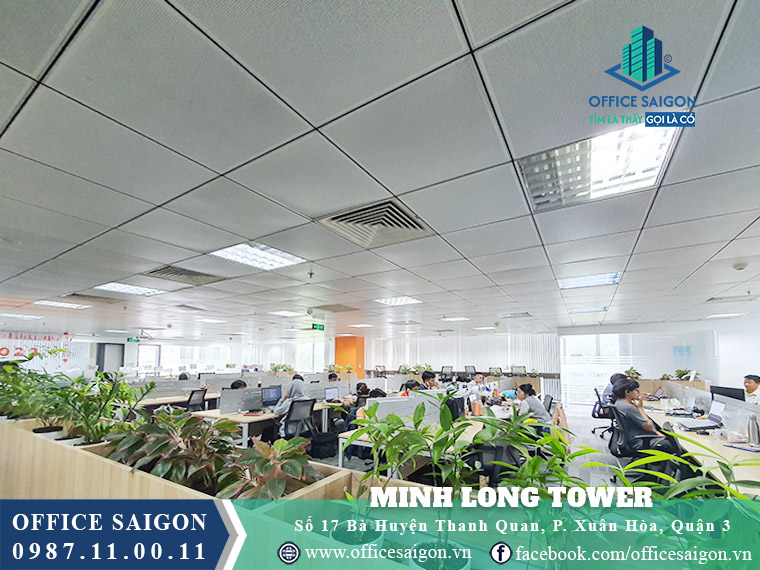 Sàn có nội thất toà nhà Minh Long Tower Bà Huyện Thanh Quan