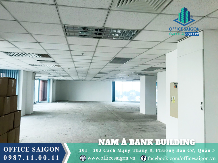 Mặt bằng tòa nhà Nam Á Bank Building CMT8