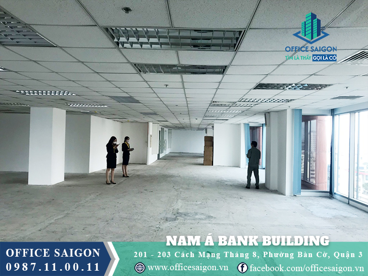 Mặt bằng tòa nhà Nam Á Bank Building CMT8