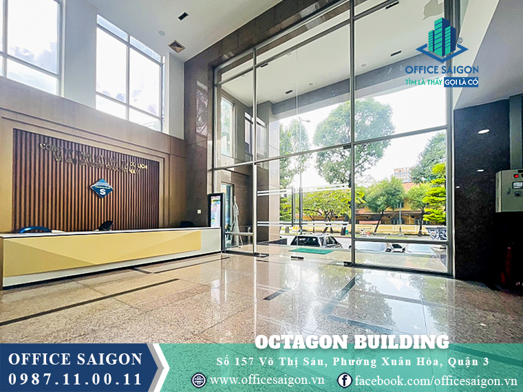 Lễ tân toà nhà Octagon Building Võ Thị Sáu