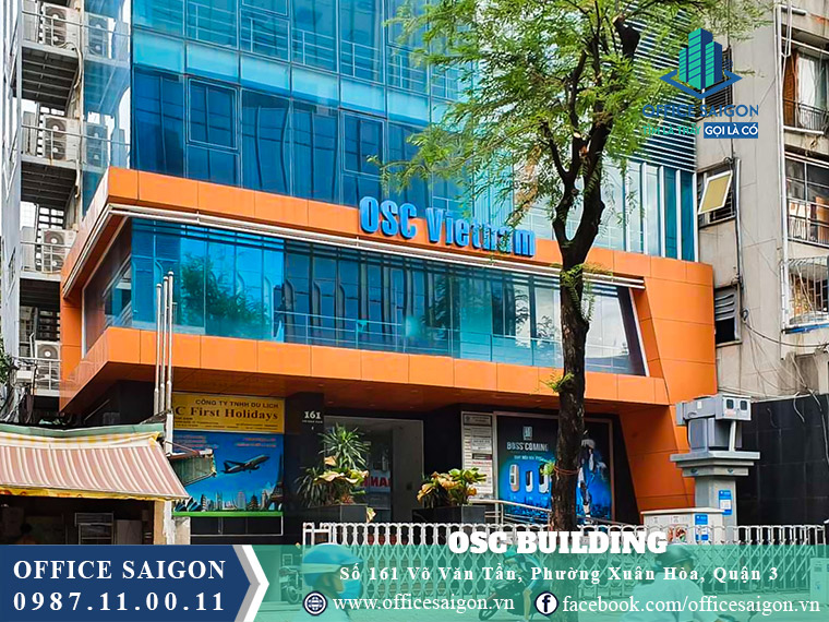 Mặt tiền tòa nhà OSC Building Võ Văn Tần