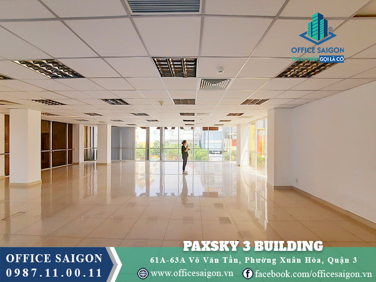 Mặt bằng toà nhà Paxsky 3 Building Nam Kỳ Khởi Nghĩa