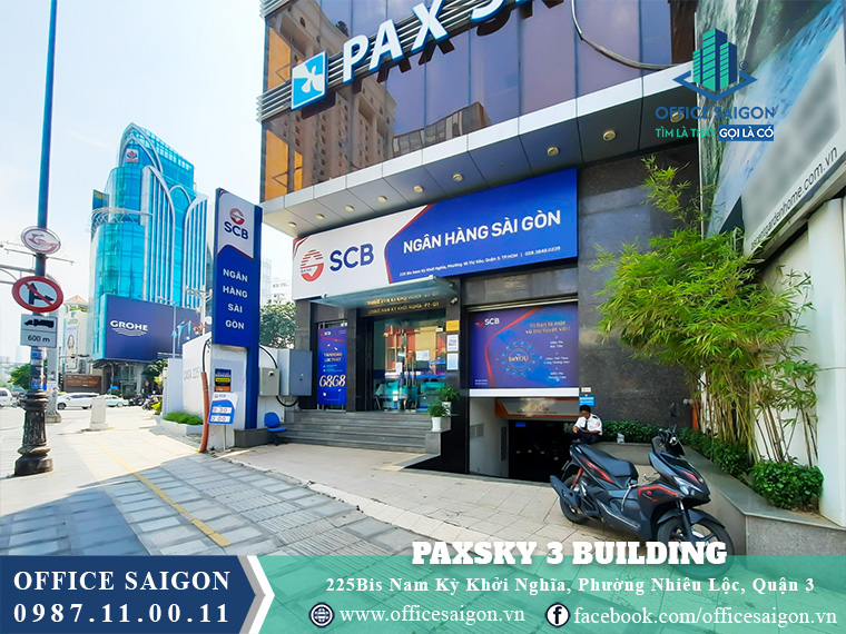 Mặt tiền toà nhà Paxsky 3 Building Nam Kỳ Khởi Nghĩa