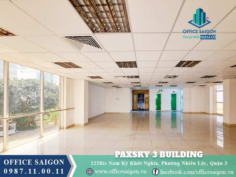 Mặt bằng toà nhà Paxsky 3 Building Nam Kỳ Khởi Nghĩa