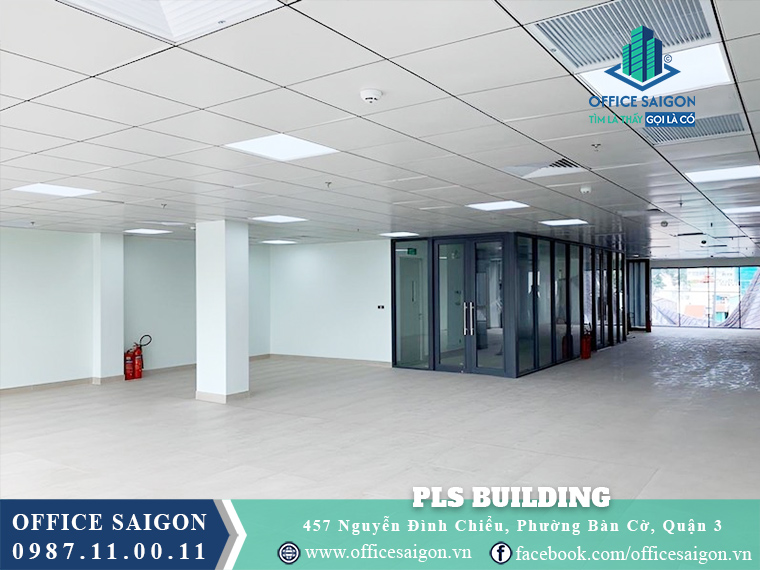 Mặt bằng toà nhà Pls Building Nguyễn Đình Chiểu