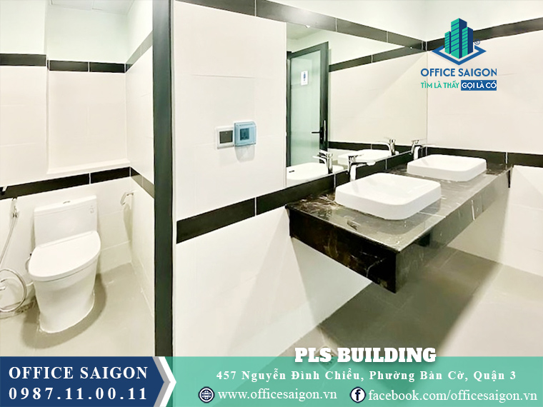 Toilet toà nhà Pls Building Nguyễn Đình Chiểu