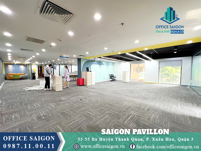 Mặt bằng tòa nhà Saigon Pavillon Bà Huyện Thanh Quan