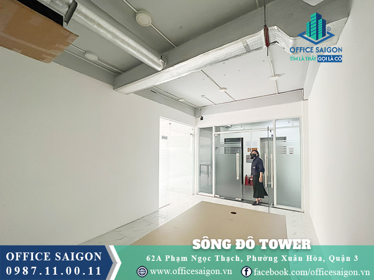 Diện tích cho thuê toà nhà Sông Đô Tower Phạm Ngọc Thạch