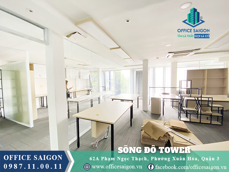 Diện tích cho thuê toà nhà Sông Đô Tower Phạm Ngọc Thạch