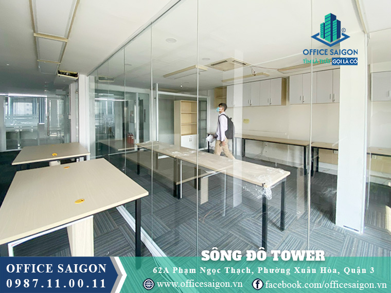 Diện tích cho thuê toà nhà Sông Đô Tower Phạm Ngọc Thạch