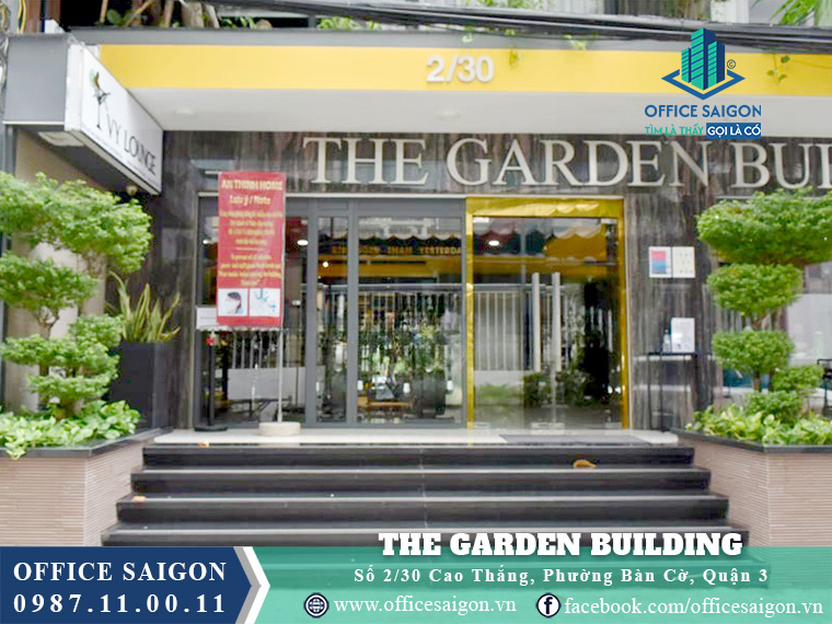 Lối vào Toà nhà The Garden Building Cao Thắng