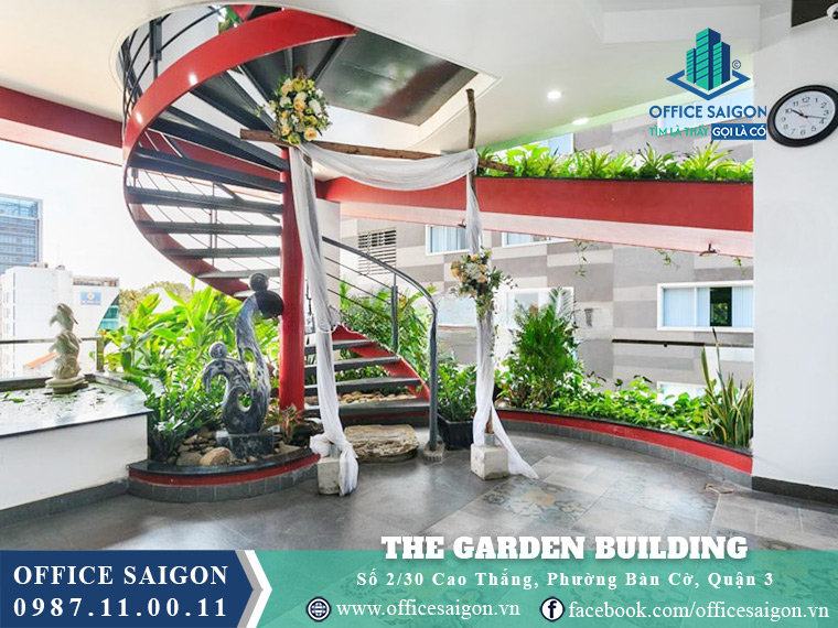 Tầng trệt toà nhà The Garden Building Cao Thắng