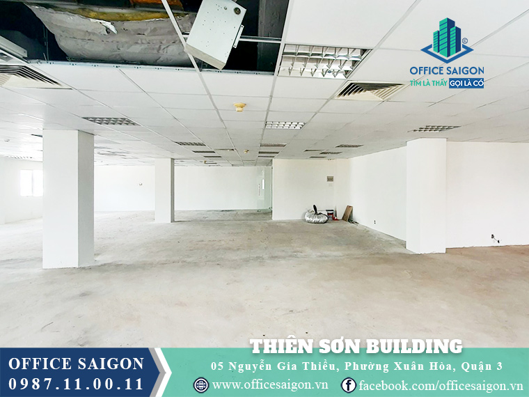 Mặt bằng toà nhà Thiên Sơn Building Nguyễn Gia Thiều