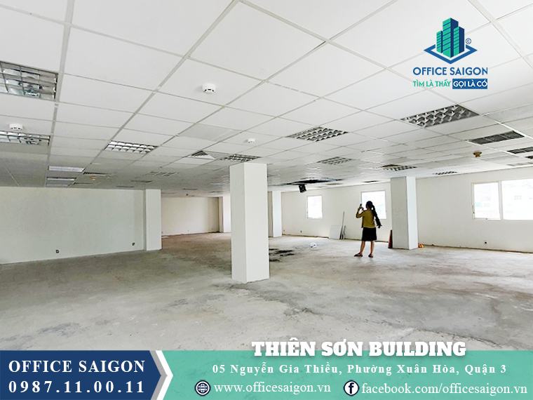 Mặt bằng toà nhà Thiên Sơn Building Nguyễn Gia Thiều