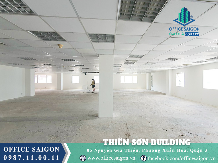 Mặt bằng toà nhà Thiên Sơn Building Nguyễn Gia Thiều