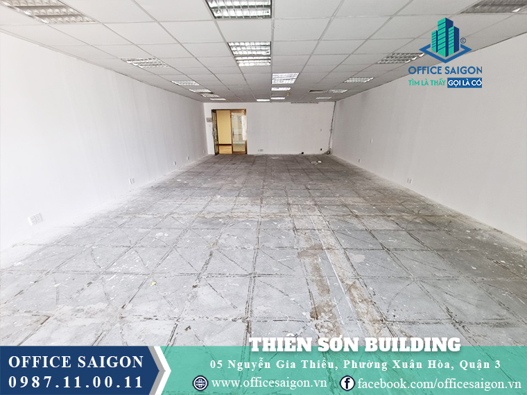 Mặt bằng toà nhà Thiên Sơn Building Nguyễn Gia Thiều