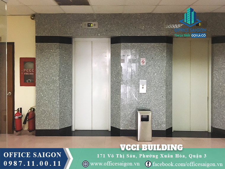 Thang máy toà nhà VCCI Building Võ Thị Sáu