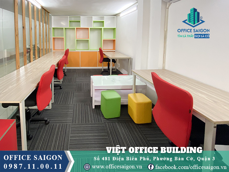 Diện tích trống toà nhà Việt Office Building Điện Biên Phủ