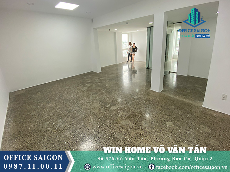 Sàn trống toà nhà Win Home Building Võ Văn Tần
