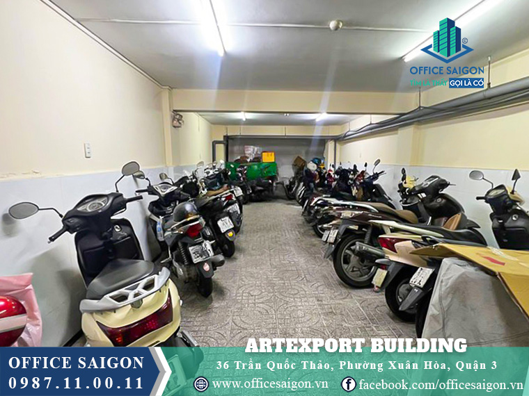 Hầm để xe tòa nhà Artexport Building Quận 3