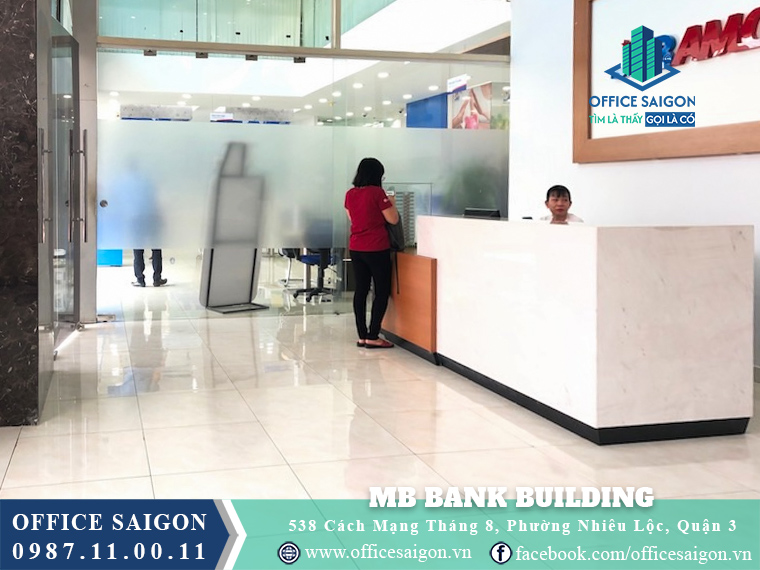 Tầng trệt toà nhà MB Bank Building Cách Mạng Tháng 8