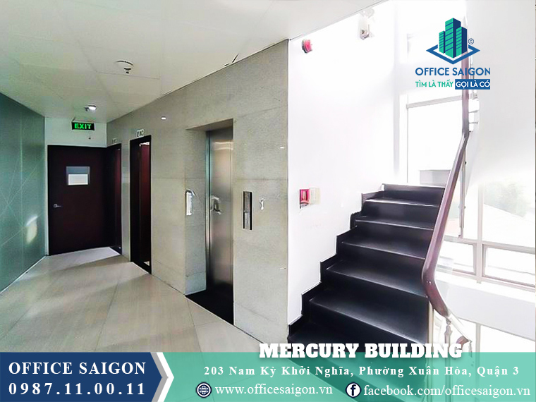 Thang máy tòa nhà Mercury Building Nam Kỳ Khởi Nghĩa