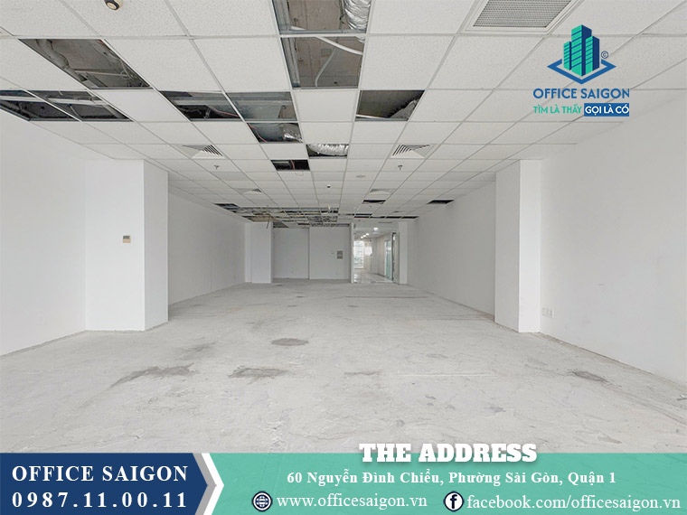 Mặt bằng toà nhà The Address Building Nguyễn Đình Chiểu