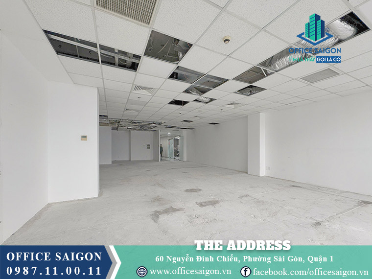 Mặt bằng toà nhà The Address Building Nguyễn Đình Chiểu