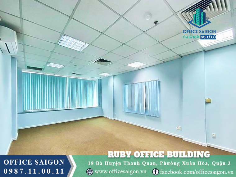 Mặt bằng toà nhà Ruby Building Bà Huyện Thanh Quan
