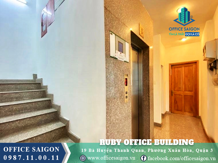 Thang máy toà nhà Ruby Building Bà Huyện Thanh Quan