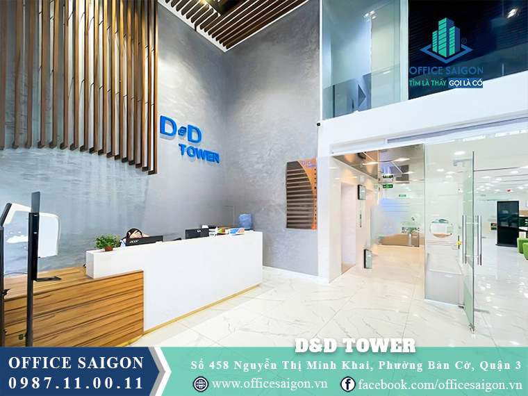 Lễ tân tòa nhà D&D Tower Nguyễn Thị Minh Khai