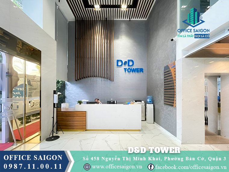 Lễ tân tòa nhà D&D Tower Nguyễn Thị Minh Khai