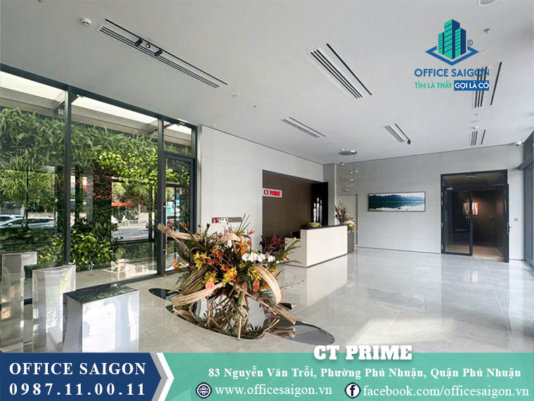Lễ tân toà nhà CT Prime Nguyễn Văn Trỗi