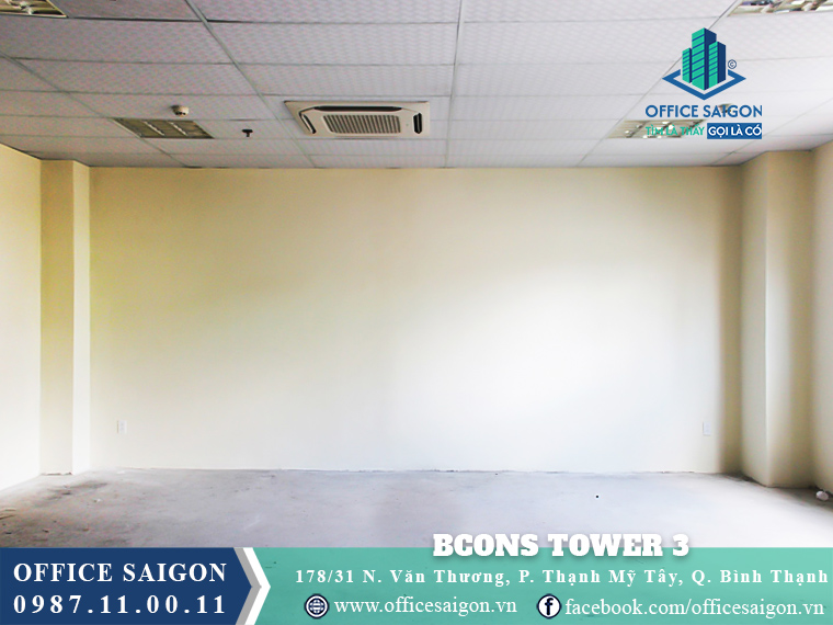 Mặt bằng toà nhà Bcons Tower Nguyễn Văn Thương