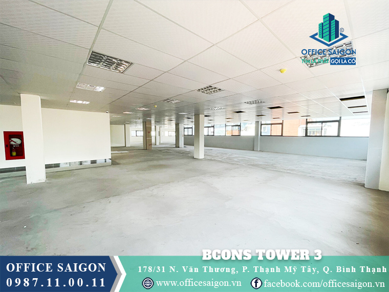 Mặt bằng toà nhà Bcons Tower Nguyễn Văn Thương