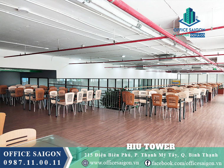 Diện tích cho thuê toà nhà HIU Tower Điện Biên Phủ