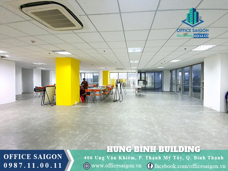 Mặt bằng toà nhà Hưng Bình Building Ung Văn Khiêm