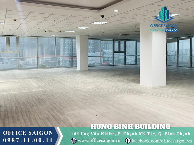 Mặt bằng toà nhà Hưng Bình Building Ung Văn Khiêm