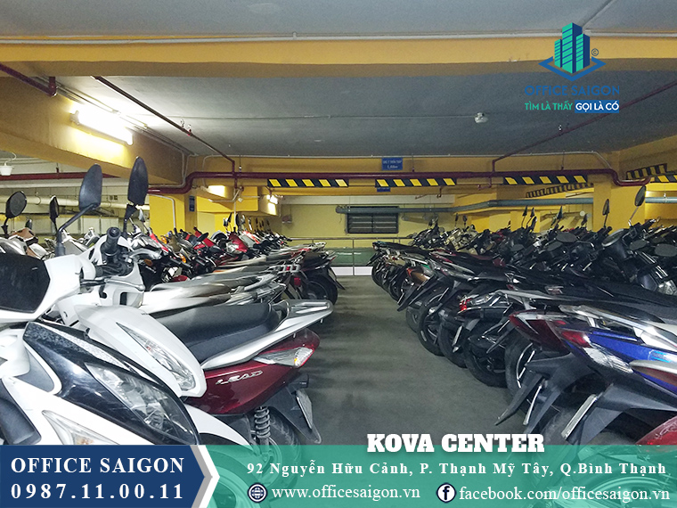 Hầm để xe toà nhà Kova Office Center