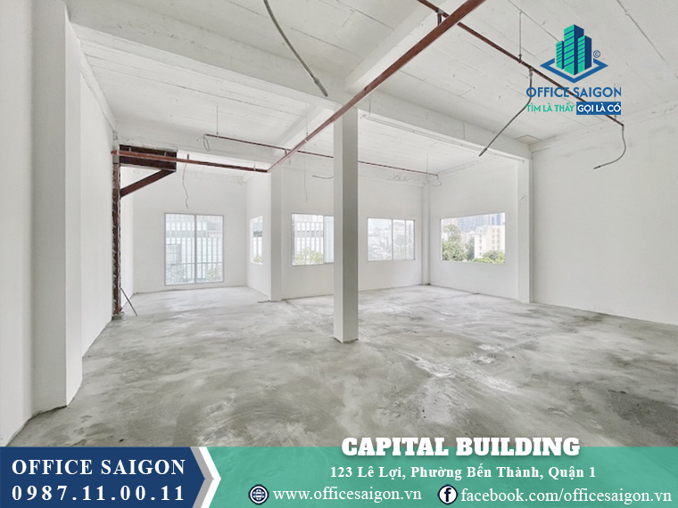 Mặt bằng toà nhà Capital Building Lê Lợi