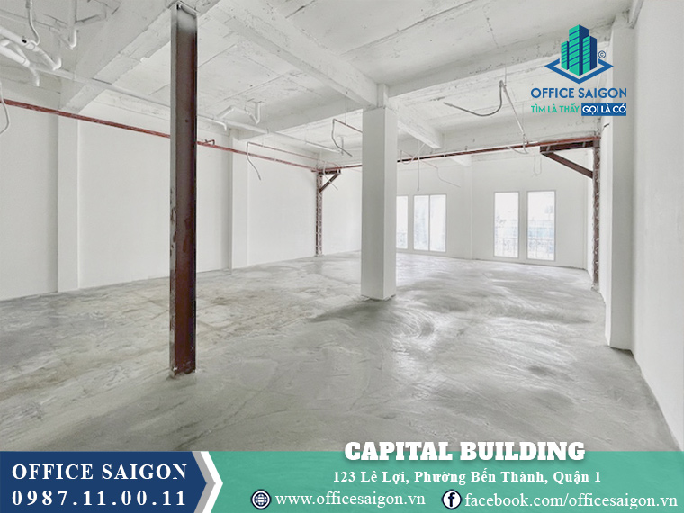 Mặt bằng toà nhà Capital Building Lê Lợi