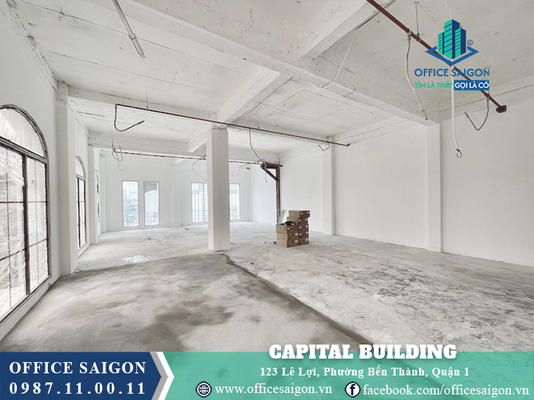 Mặt bằng toà nhà Capital Building Lê Lợi