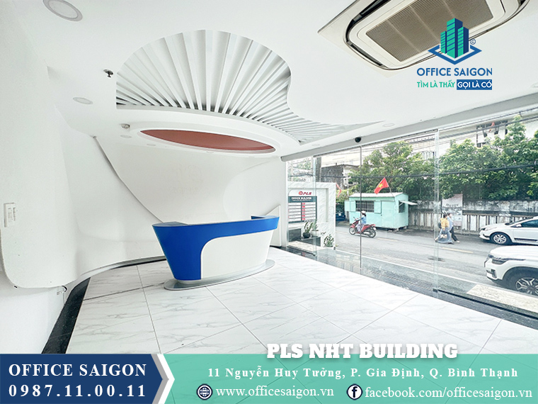 Lễ tân tòa nhà PLS Building Nguyễn Huy Tưởng