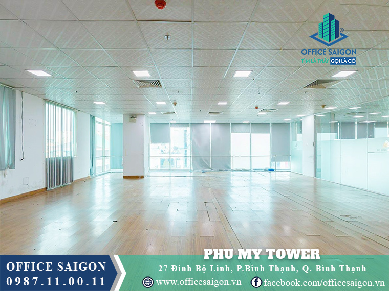 Mặt bằng toà nhà Phú Mỹ Tower Đinh Bộ Lĩnh