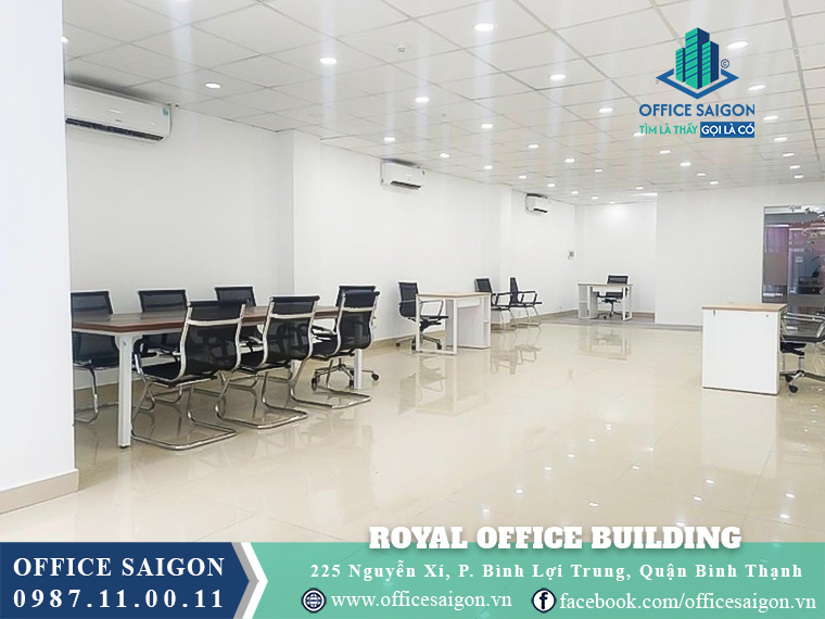 Mặt bằng toà nhà Royal Office Building Nguyễn Xí