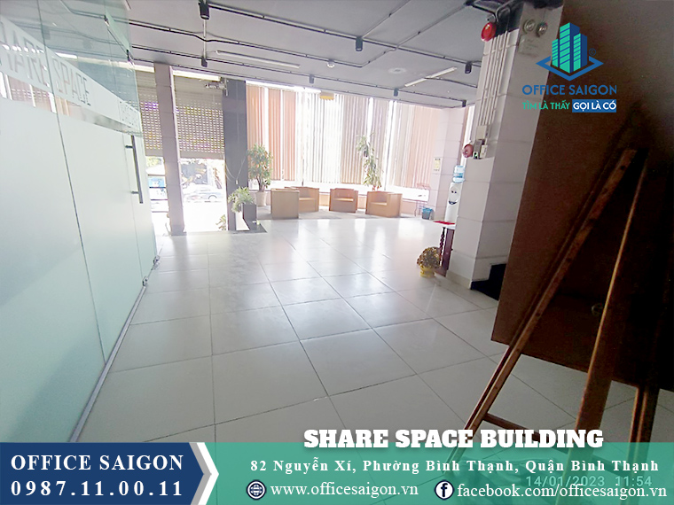 Mặt bằng toà nhà Share Space Building Nguyễn Xí